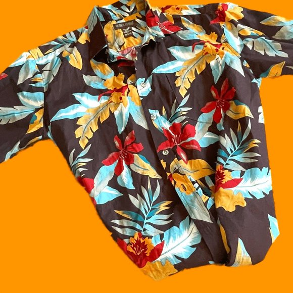 Men's Retro-Style Hawaiian Shirt - Picture 1 of 1